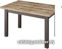 Кухонный стол Senira Кастусь 100-130x60 (береза сандал/венге)
