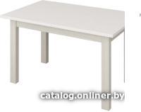 Кухонный стол Senira Кастусь 100-130x60 (белый/белый)