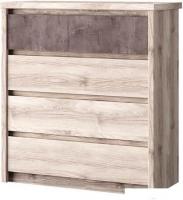 Комод Anrex Jazz 4S (каштан найроби оникс)