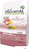 Сухой корм для собак Unica Natura Unico Mini с уткой, рисом и картофелем 7.5 кг