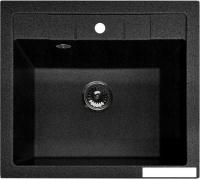 Кухонная мойка GranFest GF-Q-561 (черный)