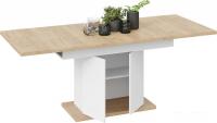 Кухонный стол Трия Детройт Тип 1 (белый/дуб крафт золотой)