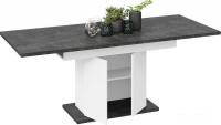 Кухонный стол Трия Детройт Тип 1 (белый/ателье темный)