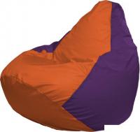 Кресло-мешок Flagman Груша Макси Г2.1-208 (оранжевый/фиолетовый)