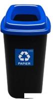Контейнер для раздельного сбора мусора Plafor Sort Bin 9018165 (черный/голубой)