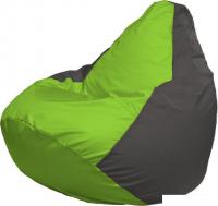 Кресло-мешок Flagman Груша Макси Г2.1-156 (салатовый/тёмно-серый)