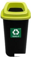 Контейнер для раздельного сбора мусора Plafor Sort Bin 9018164 (черный/зеленый)