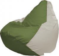 Кресло-мешок Flagman Груша Макси Г2.1-231 (оливковый/белый)
