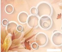 Фотообои Citydecor Цветочная абстракция 3D 300x254