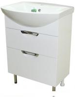 СанитаМебель Тумба под умывальник Камелия-64.12 Д3 (белый)