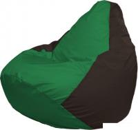 Кресло-мешок Flagman Груша Макси Г2.1-242 (зелёный/коричневый)