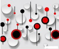 Фотообои Citydecor Абстракция с кругами 300x254