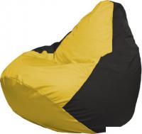 Кресло-мешок Flagman Груша Макси Г2.1-245 (жёлтый/чёрный)