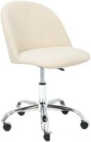 Кресло TetChair Melody (флок, молочный)