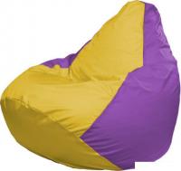 Кресло-мешок Flagman Груша Макси Г2.1-253 (жёлтый/сиреневый)