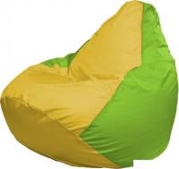 Кресло-мешок Flagman Груша Макси Г2.1-256 (жёлтый/салатовый)