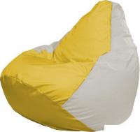 Кресло-мешок Flagman Груша Макси Г2.1-266 (жёлтый/белый)