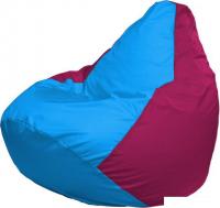Кресло-мешок Flagman Груша Макси Г2.1-268 (голубой/фуксия)
