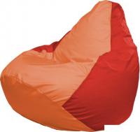 Кресло-мешок Flagman Груша Макси Г2.1-217 (оранжевый/красный)