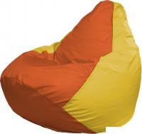Кресло-мешок Flagman Груша Макси Г2.1-219 (оранжевый/жёлтый)
