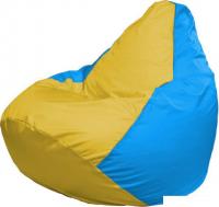 Кресло-мешок Flagman Груша Макси Г2.1-263 (жёлтый/голубой)