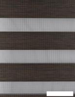 Шторы день-ночь Delfa СРШ 01МКД DN-4305 34x160 (шоколад, рисунок натур)