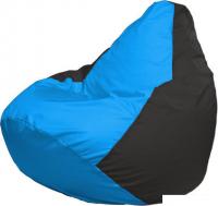 Кресло-мешок Flagman Груша Макси Г2.1-267 (голубой/чёрный)