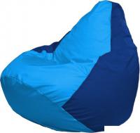 Кресло-мешок Flagman Груша Макси Г2.1-273 (голубой/синий)