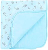 Плед Топотушки Дельфины 17/7 90x90 (голубой)