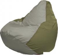 Кресло-мешок Flagman Груша Макси Г2.1-341 (серый/оливковый)