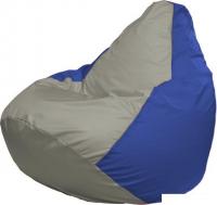 Кресло-мешок Flagman Груша Макси Г2.1-345 (серый/синий)