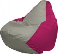 Кресло-мешок Flagman Груша Макси Г2.1-353 (серый/фуксия)