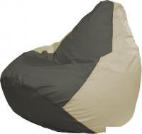 Кресло-мешок Flagman Груша Макси Г2.1-365 (тёмно-серый/светло-бежевый)
