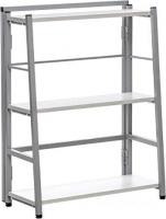 Стеллаж Leset Пако 800 трапеция (серый/бетон пайн светлый)