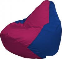 Кресло-мешок Flagman Груша Макси Г2.1-375 (фуксия/синий)