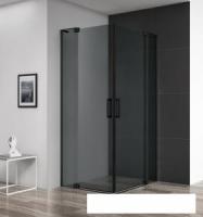 Душевой уголок Cezares SLIDER-AH-2-80/90-100/110-GRIGIO-NERO