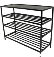 Полка для обуви Dudo ПО-2 (черный)