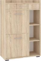 Тумба для обуви Кортекс-мебель Лара ТП4 км.02425 (дуб сонома)