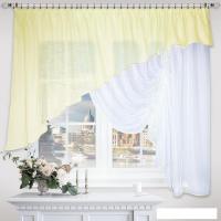 Тюль Nivasan Джульетта Hk.DG-P10 4x1.7 м (лимон, правая)