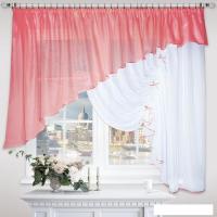 Тюль Nivasan Джульетта Hk.DG-P15 4x1.7 м (коралл, правая)