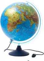 Школьный глобус Globen Физико-политический с подсветкой интерактивный INT13200288