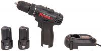 Дрель-шуруповерт Kress KU201.2 (с 2-мя АКБ, сумка)