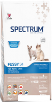 Сухой корм для кошек Spectrum Fussy 34 с рыбой 12 кг
