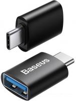 Адаптер Baseus ZJJQ000001 USB Type-C - USB Type-A (черный)
