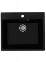 Кухонная мойка Ulgran QUARTZ Forte 580-07 (уголь)