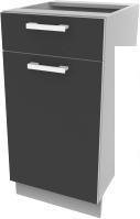 Шкаф напольный Интерлиния Компо НШ40рш1 (антрацит)