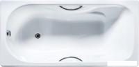 Ванна Универсал Сибирячка 150x75 (с отверстиями для ручек, хром. ручки, ножки)