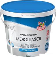 Краска Olecolor Моющаяся 7 кг (супербелый)