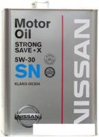Моторное масло Nissan Strong Save X 5W-30 SN (KLAN3-05304) 4л