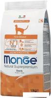 Сухой корм для кошек Monge Natural Superpremium Monoprotein Duck 1.5 кг